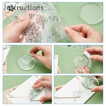 Amazon.co.jp: GLOBLELAND 桜 クリアスタンプ シリコンスタンプ