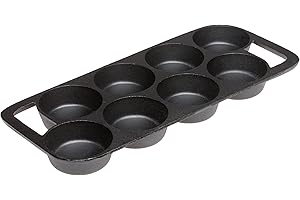 Old Mountain Pre Seasoned 10143 8 Impression Biscuit Pan