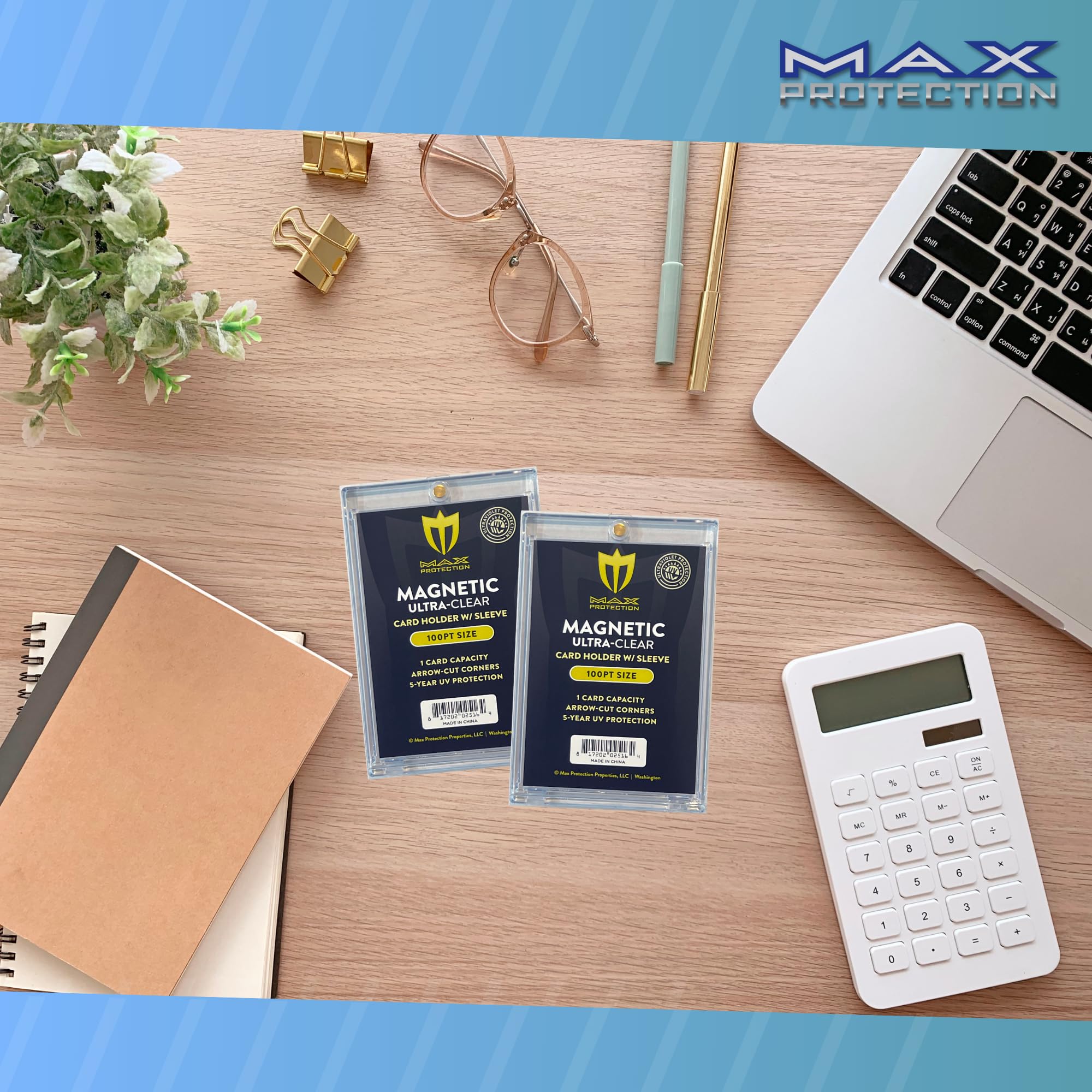 uv protection card sleeves Amazon.com: Max Protection Magnetic Card Holder for Sleeved Cards – 10-Pack  100pt Ultra-Clear Cases – Hard Plastic Card Sleeves Holders, UV Protector  Case