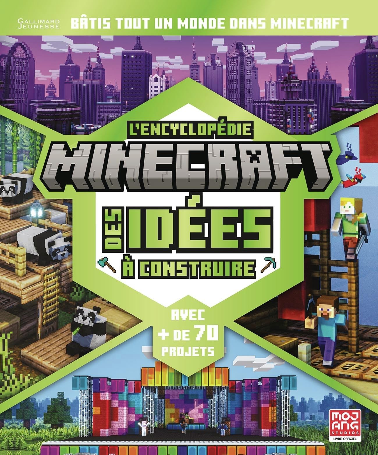 Gallimard-Jeunesse Encyclopédie Minecraft Des idées à construire