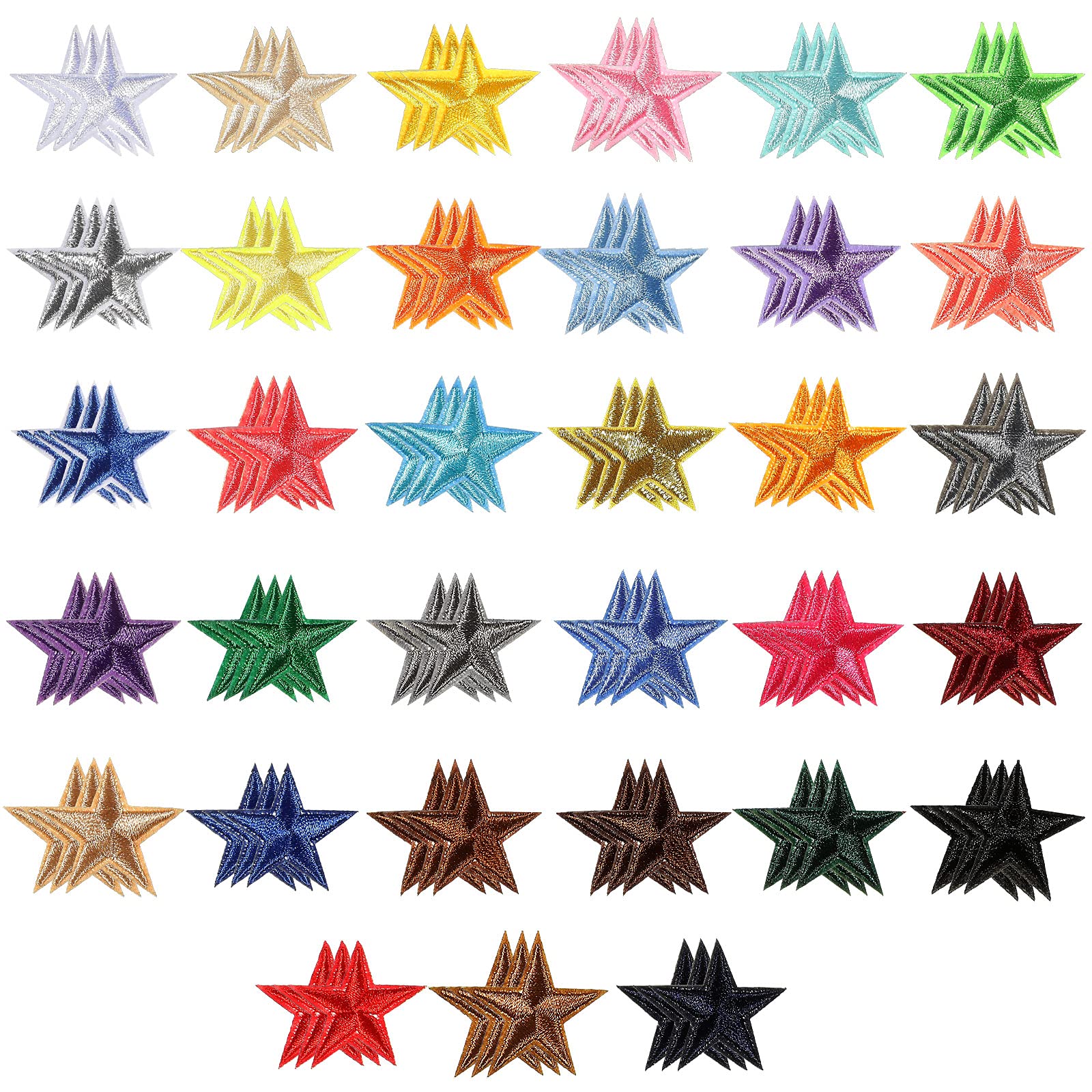 【U LAN】Applique star patch raglan long sleeves Applique star patch raglan long sleeves - U LAN