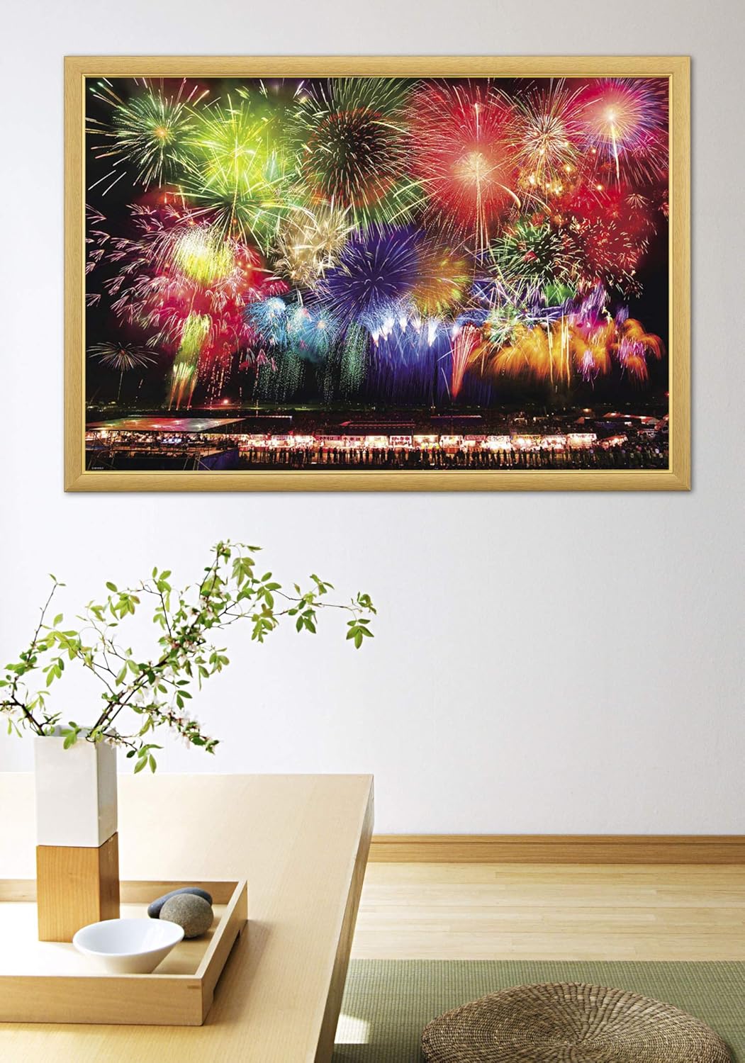 Amazon 1000ピース ジグソーパズル 大曲の花火 49 72cm おもちゃ おもちゃ