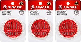 Sponsored Ad - SINGER Assorted Hand Needles in Compact, 25-Count (3 Pack), 75 Sewing Needles Total