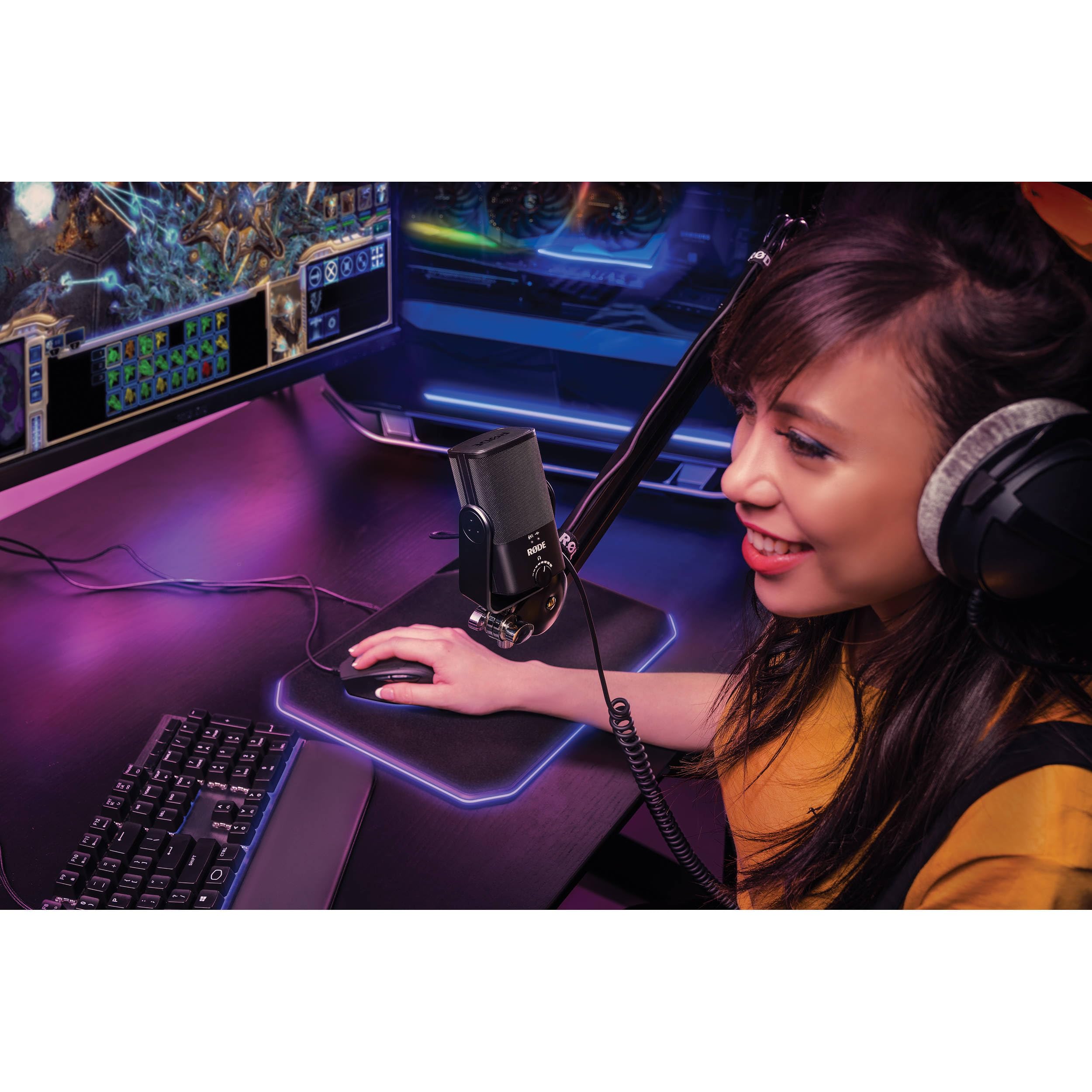 Amazon.co.jp: Rode NT-USB ミニUSBコンデンサーマイク SC27 ブラック
