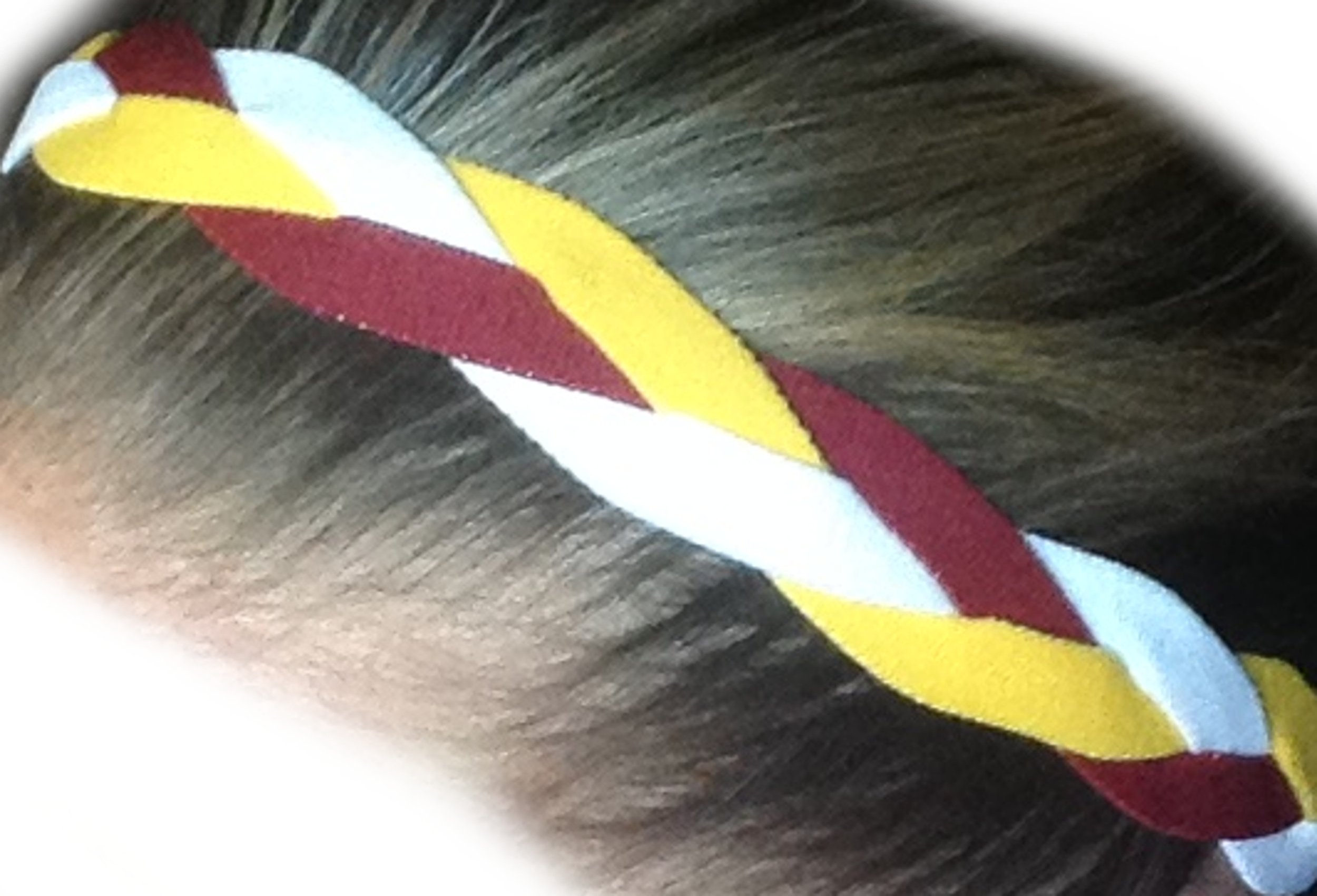 It's Ridic! No Slip Grip/Non-Slip Sports/Athletic Nylon Triple Braided Sports Headband