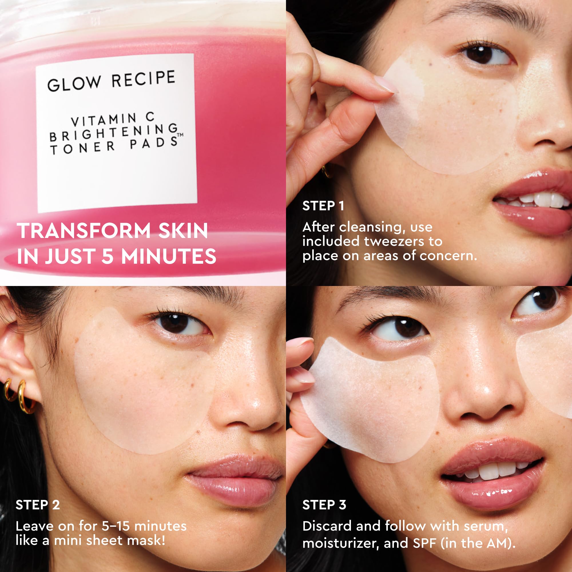 Glow Recipe Vitamin C Brightening Toner Pads