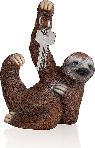 Llavero magnético, bonito llavero magnético de estatua de perezoso perezoso que mantiene las llaves y objetos de metal en su lugar de forma segura