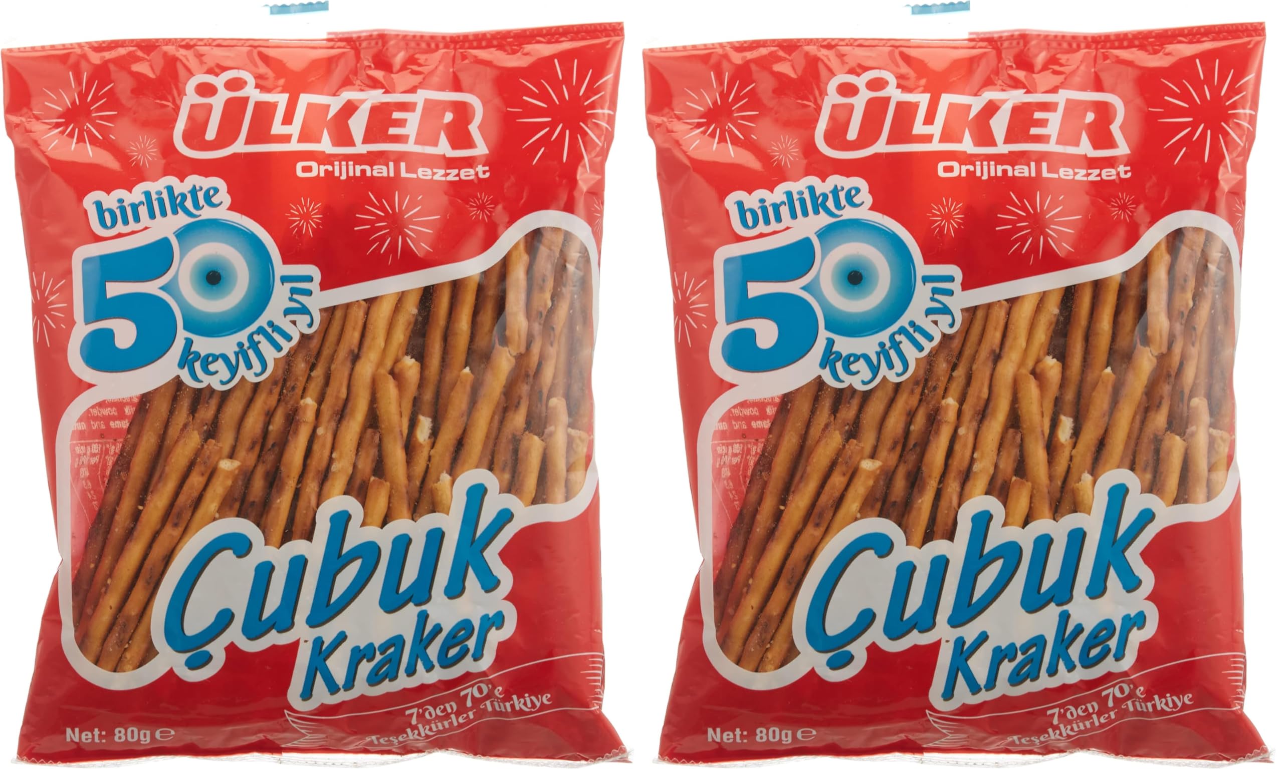 Ülker Çubuk Kraker 80G 2li paket