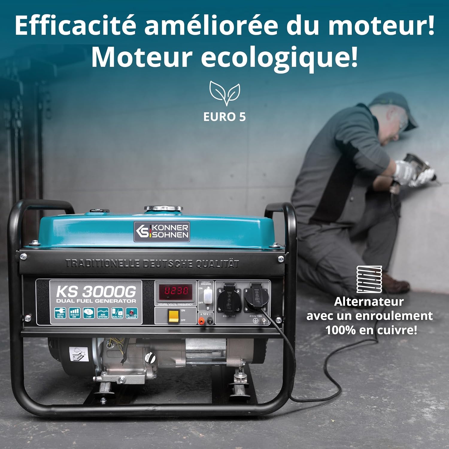 Könner & Söhnen KS 3000G Generator Maintenance