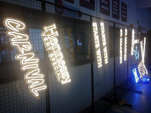 Miniatura 6 de Letrero LED de neón personalizado con nombre, letrero con nombre iluminado para cumpleaños, Navidad, idea de regalo de cumpleaños, Navidad,