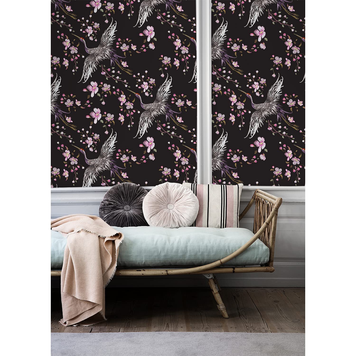 Papier peint d'art 104x70cm Chinoiserie au fini mat pour meuble et décoration