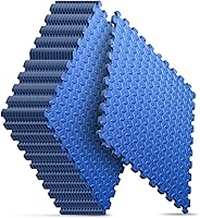 Vista 9 de Tapete de Gimnasio en Casa, Tapete de Ejercicio de Rompecabezas, Baldosas de Espuma EVA Entrelazadas para Equipos de Entrenamiento en Casa y Áreas