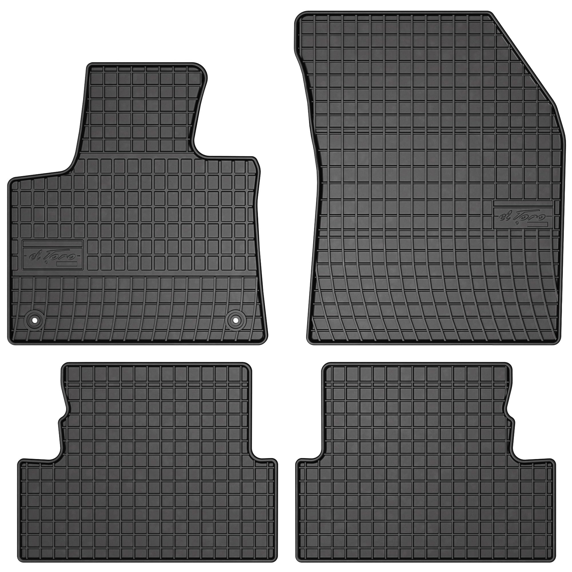 MOTOS Auto-vloermatten van rubber voor Peugeot 3008 II vanaf 2016 Verbeter uw reiscomfort met anti-slip mat auto- Vloermatten voor alle weersomstandigheden, bescherming tegen vuil