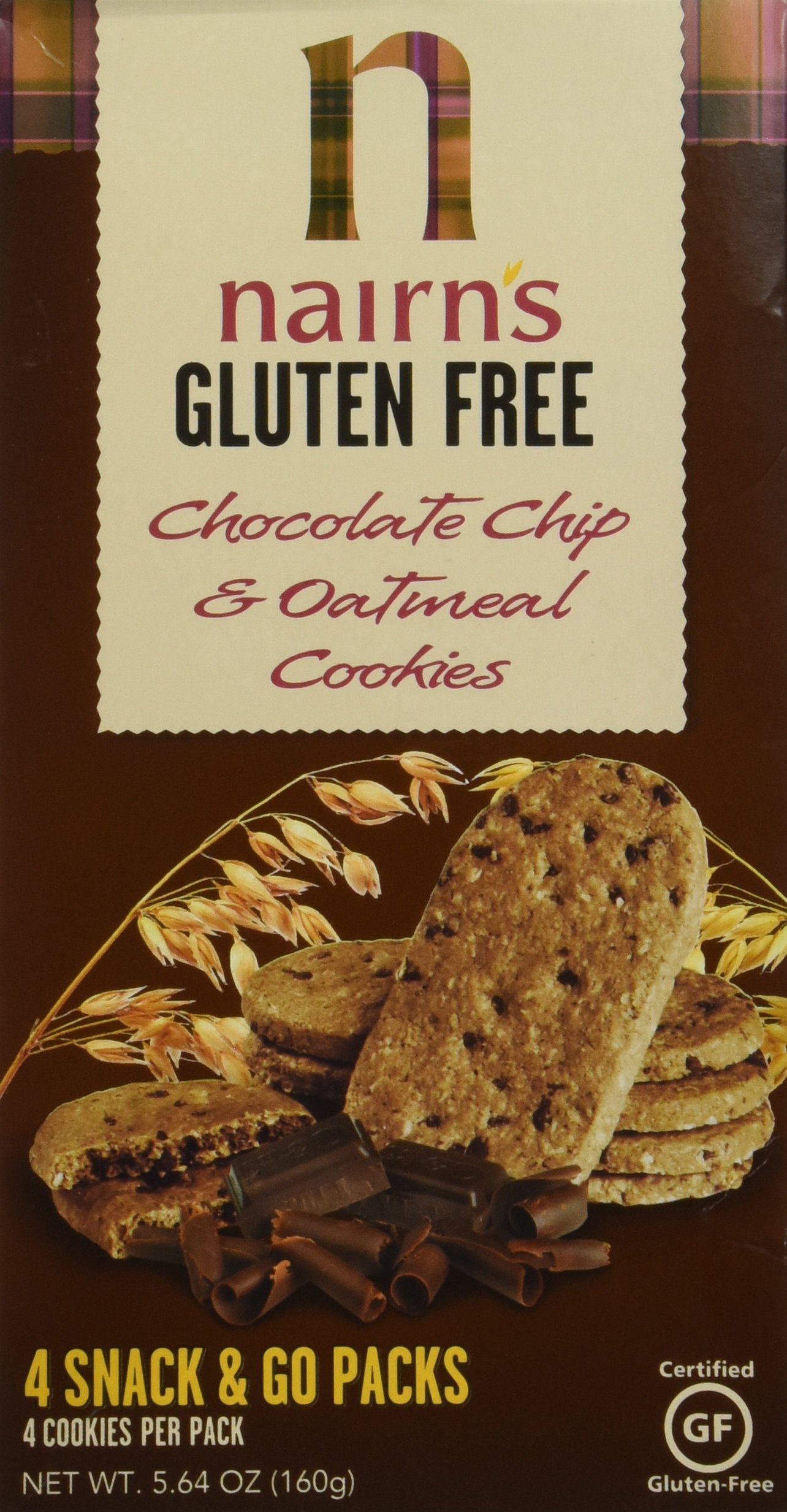 Nairns Cookie Oatmeal Chocolate, 5.64 oz