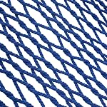 Lazy Daze Hammocks 12FT Double Rope Hammocks, 2 Person Hand Woven Cotton Hammock with Spreader Bar for Outside, Patio, Poolside, FIT 13-15 FT Stand, Max 450 Lbs, Blue, 141 x 57 inches