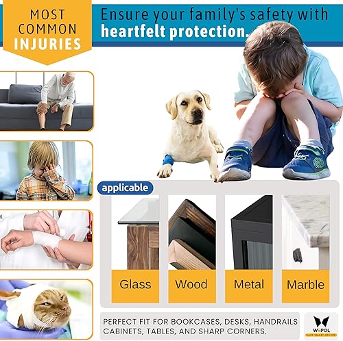 Miniatura 6 de Protectores de esquina de espuma suave para bebé, protectores de esquina para marco de cama, cubierta de seguridad para muebles de escritorio de