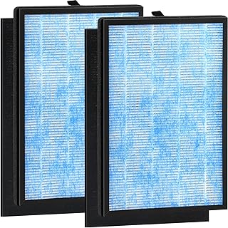 2 Packs 3-in-1 Replacement Air Filters Compatible with Okaysou Air Purifier Airmax 8L, Blue Ultra-Filter & H13 Grade True HEPA Filter