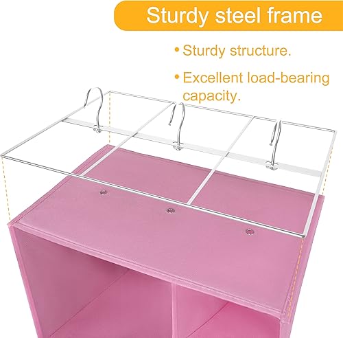 Miniatura 6 de Libeder Organizador de zapatos para armario, 15 estantes de almacenamiento colgantes para armario, 10 estantes organizadores de zapatos y 5