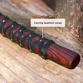 Viking Axe Real Camping Hatchet with Sheath, Functional Nordic Axe