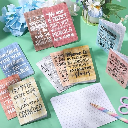 Miniatura 59 de Outus 96 cuadernos inspiradores, cuaderno motivacional, cuaderno de bolsillo pequeño, cuaderno inspirador para escuela, oficina, viajes, suministros