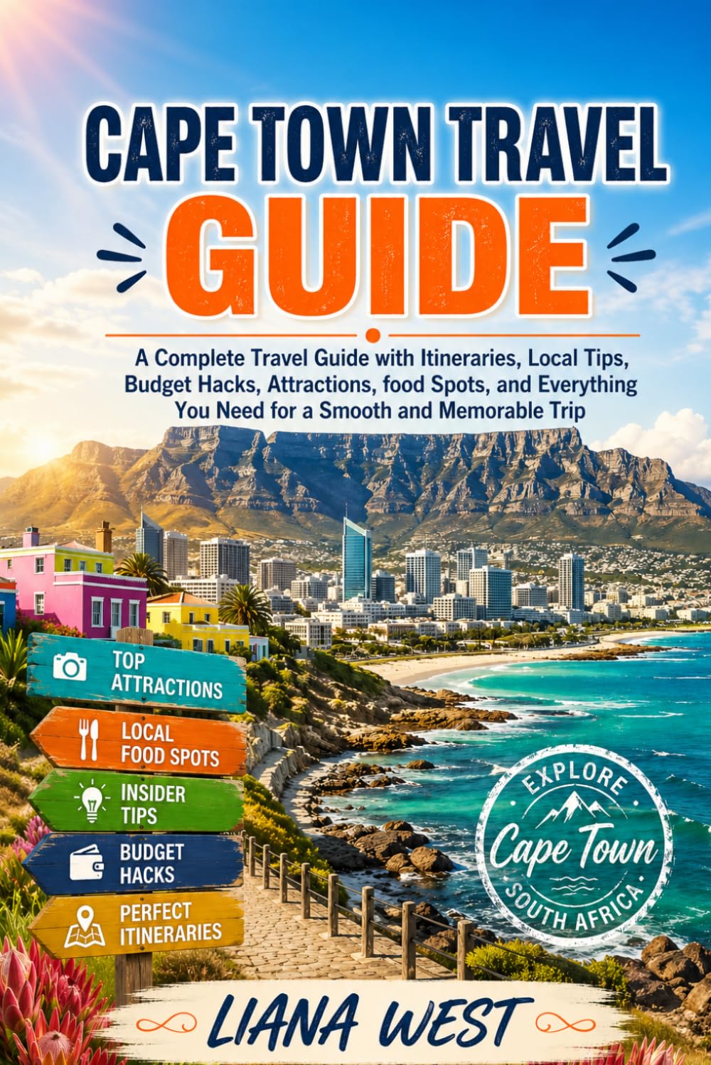 CAPE TOWN TRAVEL GUIDE: A Complete Travel Guide with Itineraries, Local Tips, Budget Hacks, Attractions, Food Spots, and Everything You Need for a Smooth and Memorable Trip