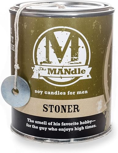 Miniatura 25 de Eco Candle Co. The Mandle - Vela de soja para hombres, aromas de lavanda, vainilla y polvo de bebé, Mr. Mom, lata de pintura de 15 onzas, 100% cera