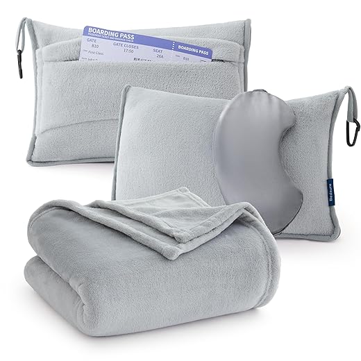 Bedsure 3-in-1 Travel Blanket