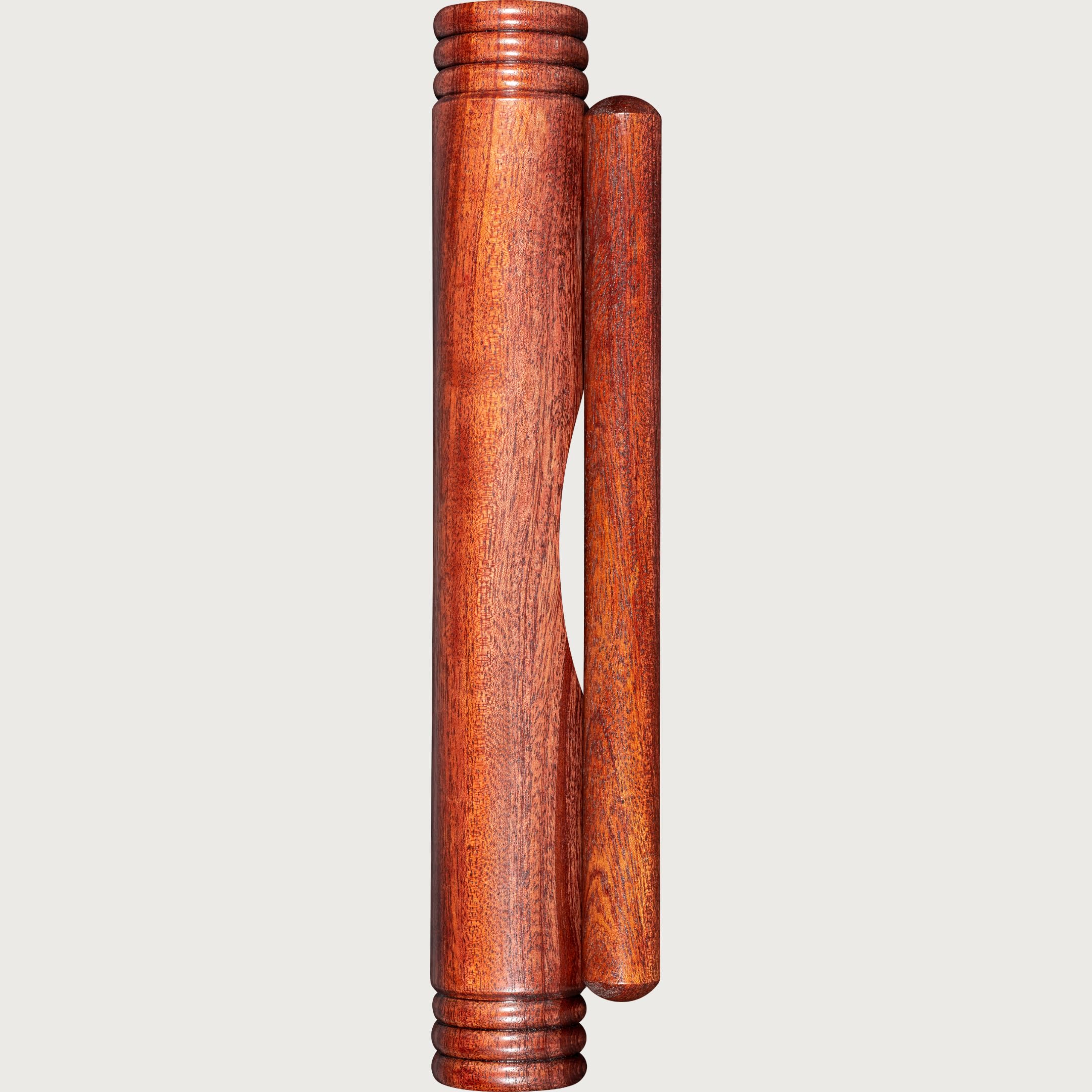 Meinl Percussion CL3RW - Claves de madera color rojo, Large