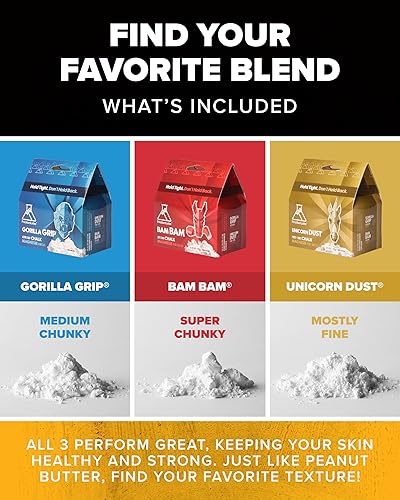 Miniatura 3 de Friction Labs Encuentra tu mezcla favorita polvo de unicornio, Gorilla Grip o Bam Bam  Tiza suelta de 2.5 onzas para levantar, escalar, boulder y