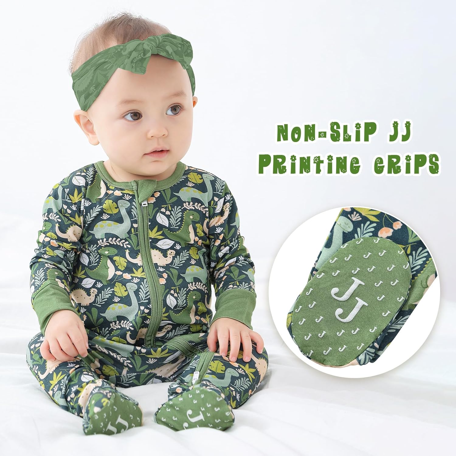 Zippered Viscose from Bamboo One-Piece Baby Clothes Footie Sleepers Rompers 0-36 Months