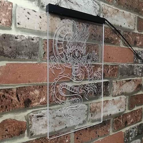 Miniatura 4 de Cartel de neón ADVPRO LED con dragón chino, letrero de neón LED de color dual st6-i3225