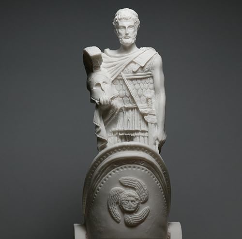 Miniatura 3 de ARES Marte God of War Chariot Greek Cast Marble Estatua Escultura Figura 9.84