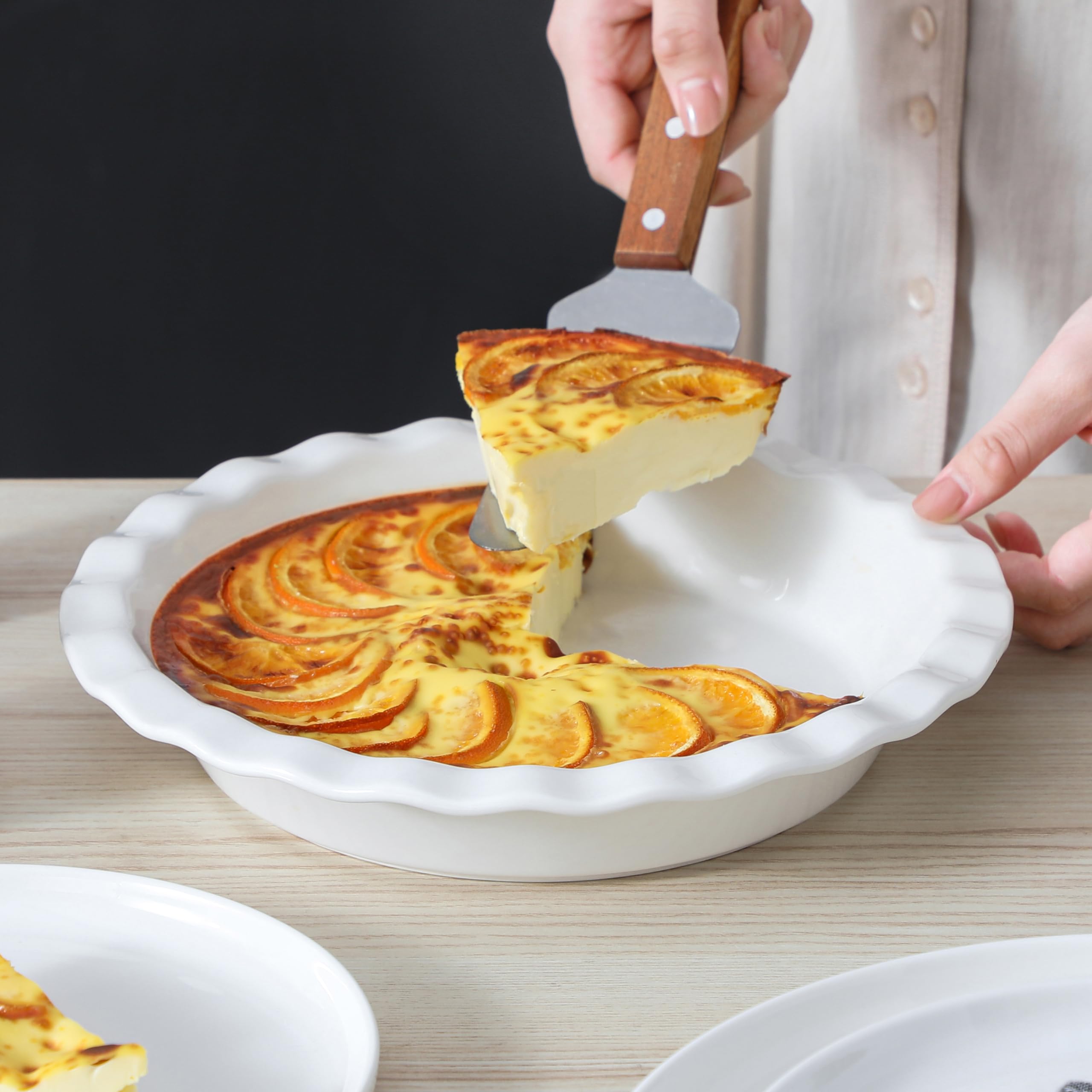 Ceramic Deep Pie Plate Wisenvoy Ceramic Pie Plate, Deep Dish Pie