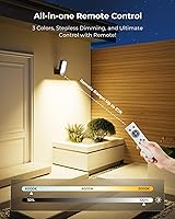 Vista 6 de Luz para exteriores con sensor de movimiento, recargable de 10000 mAh, 600 lúmenes, funciona con pilas, luz al aire libre con 3 modos, 3