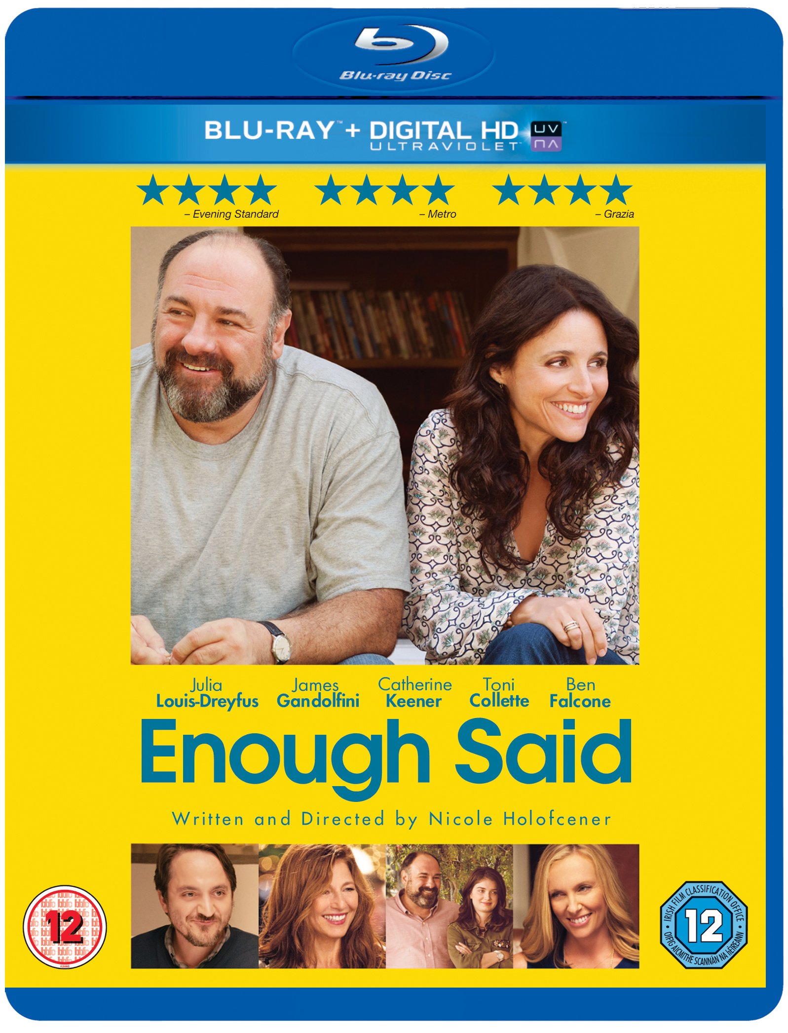 Enough Said Blu-ray Edición Reino Unido e Italia con audio original