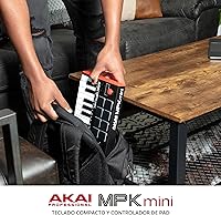 Vista 11 de Akai Professional MPK Mini MK3 - Controlador de teclado MIDI USB de 25 teclas con 8 almohadillas de percusión con retroiluminación, 8 perillas