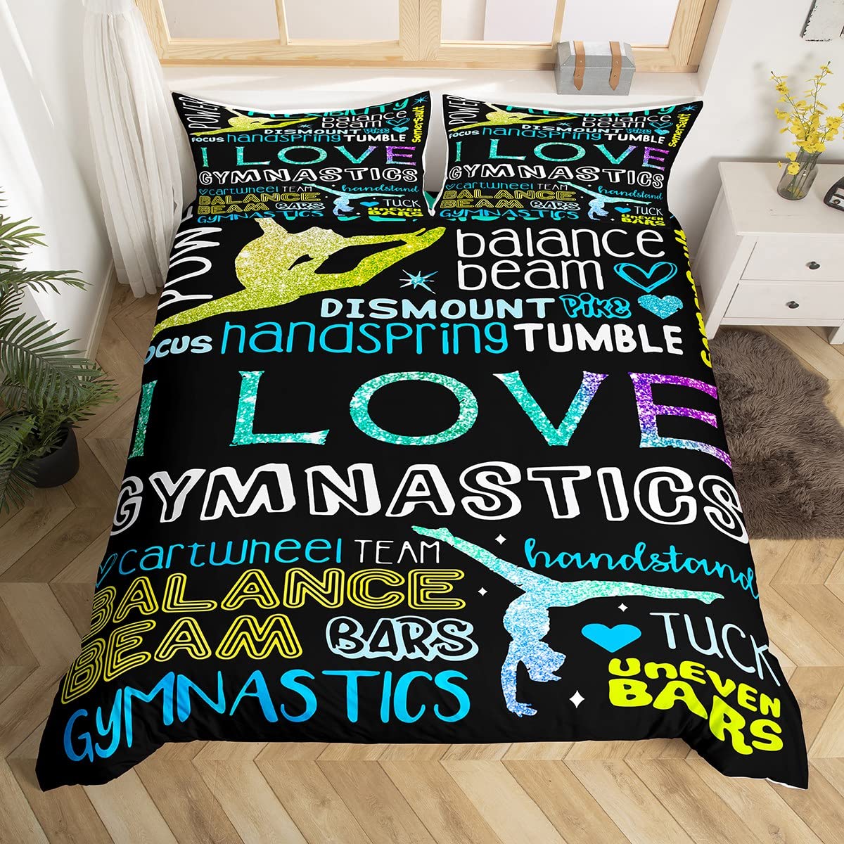 Housse de couette enfants avec zip Loussiesd pour faire le lit facilement