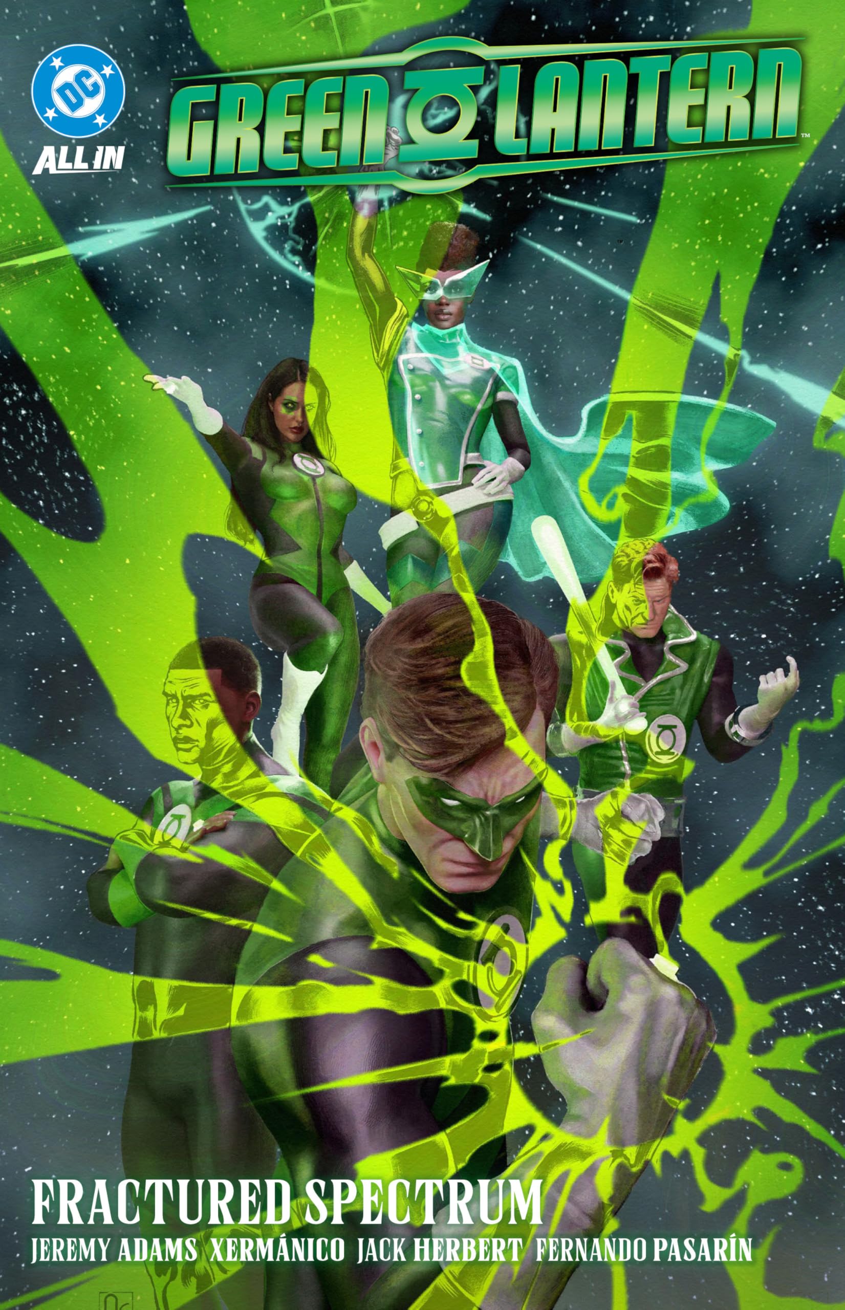 Green Lantern Vol. 5: Fractured Spectrum by Fernando Pasarin (Paperback Book)