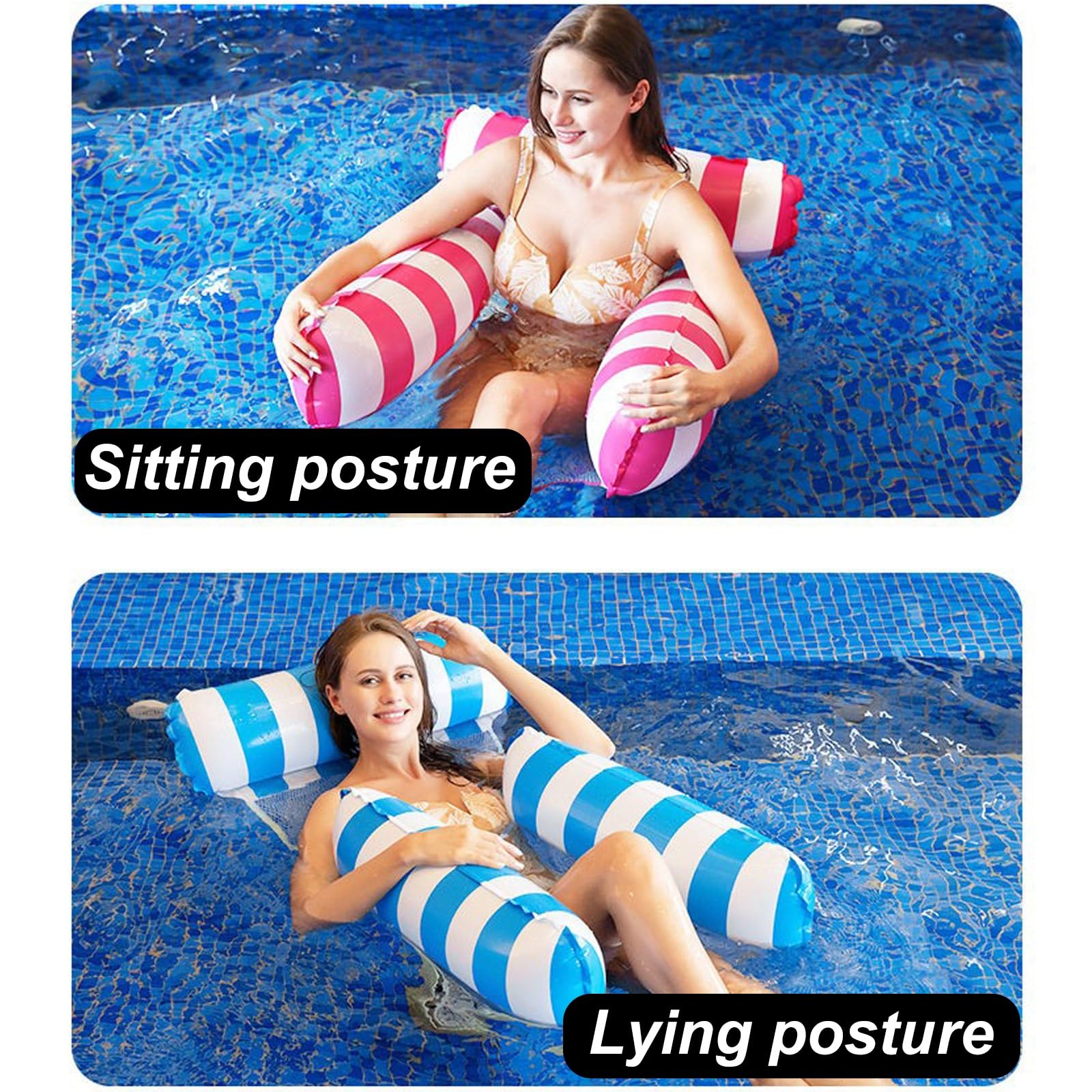 Flotadores Piscina para Adultos, Inflatable Pool Chair