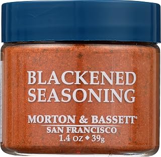 Morton & Bassett Blackened Seasoning, Salt Free, Non GMO, 1.4 Ounces (Pack Of 3)