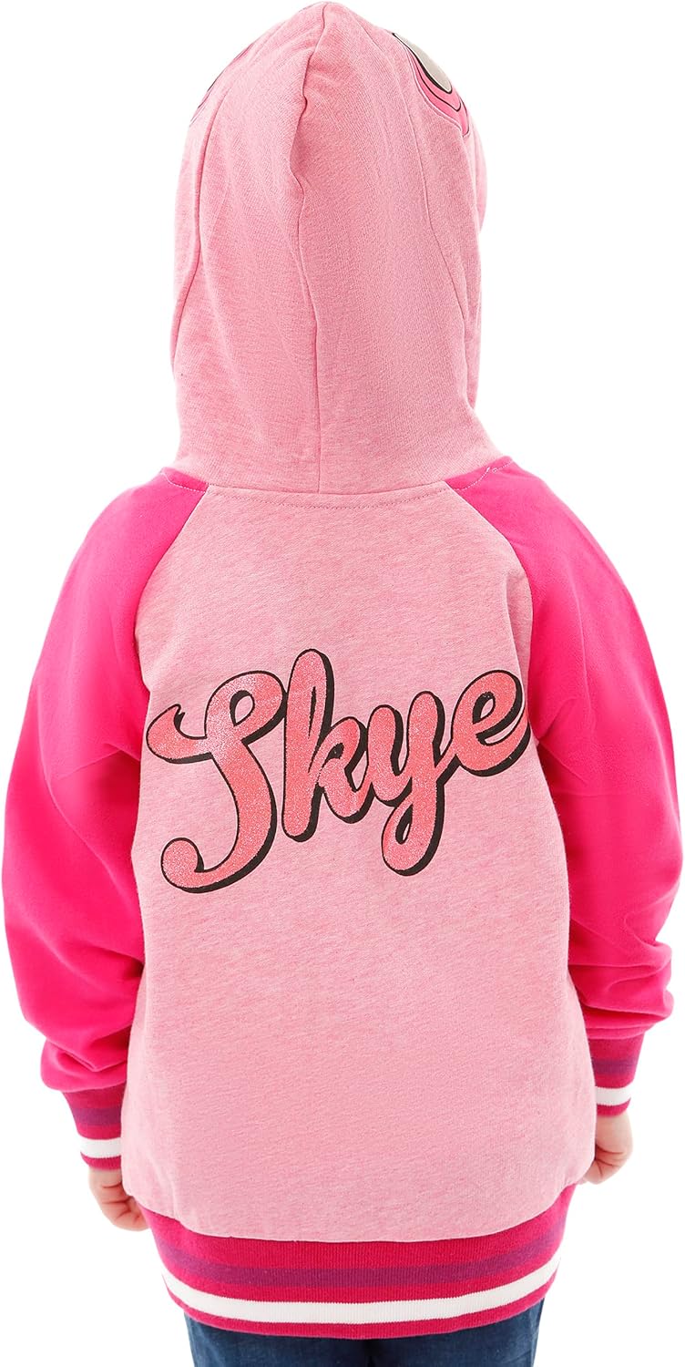 Paw Patrol Hoodie | Skye Girls Hoodies | Glitter Zip up Sweatshirt for Kids