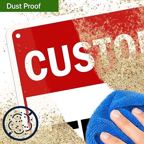 Miniatura 8 de My Sign Center - Letrero personalizado, para negocios, uso en interiores y exteriores, 7 x 10 pulgadas, libre de óxido, aluminio 040, resistente a