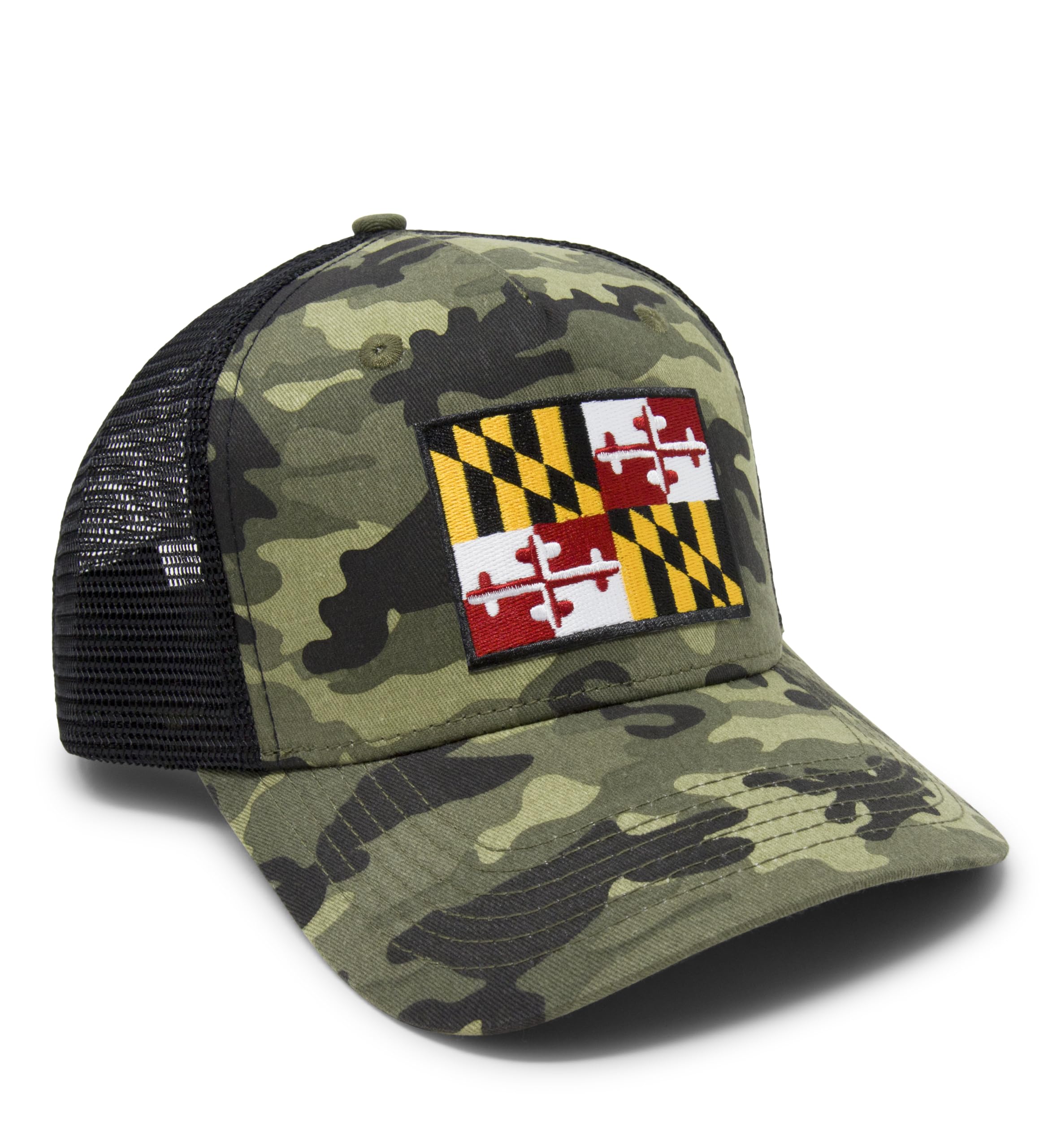 International Tie State Hat for Men and Women, Adjustable Snapback Trucker Baseball Cap with Embroidered Patch