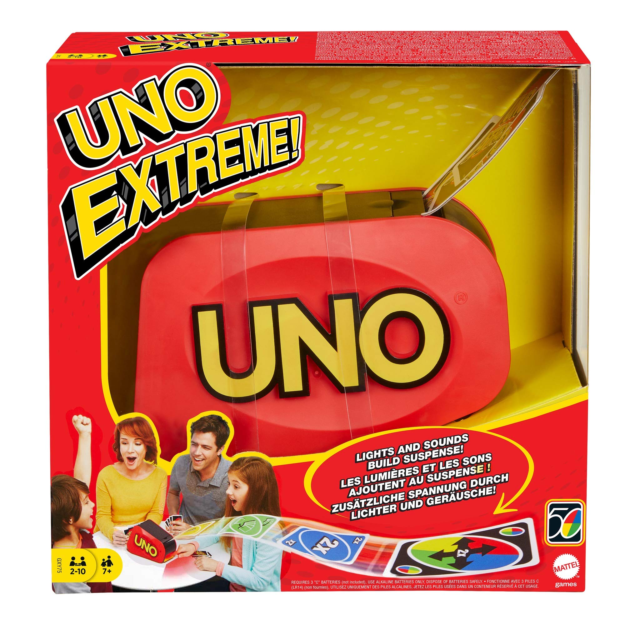Uno Attack Card Game With Random Action Launcher For 7 Year Olds Up
