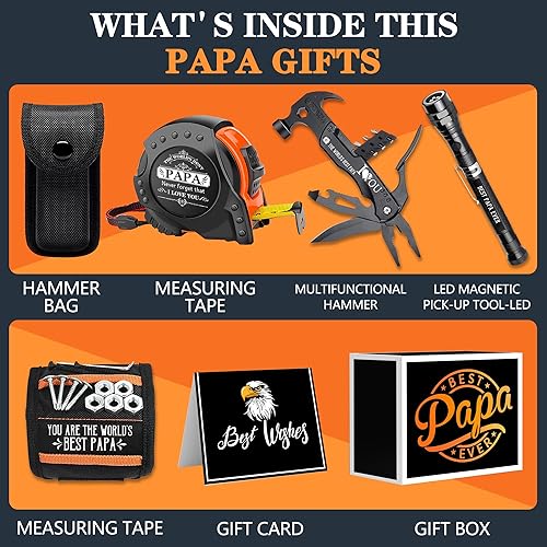 Miniatura 2 de Regalos para papá, regalos de Navidad para papá de hijahijo, juego de herramientas multifuncionales para papá, regalos de cumpleaños geniales para