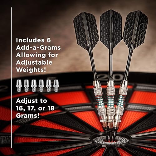 Miniatura 2 de Viper Bobcat dardos de peso ajustable con punta suave y estuche de almacenamientoviaje.