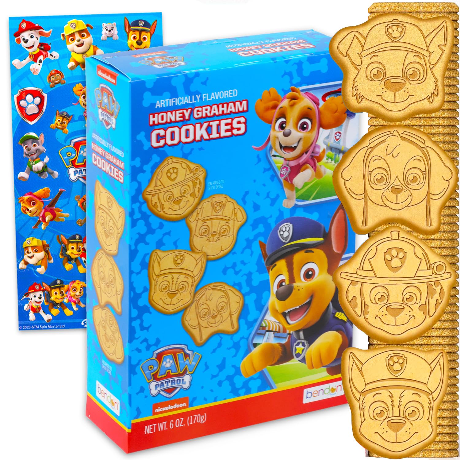 Paw Patrol Caixa de lanches Honey Graham Cookies (170 g) – Pacote