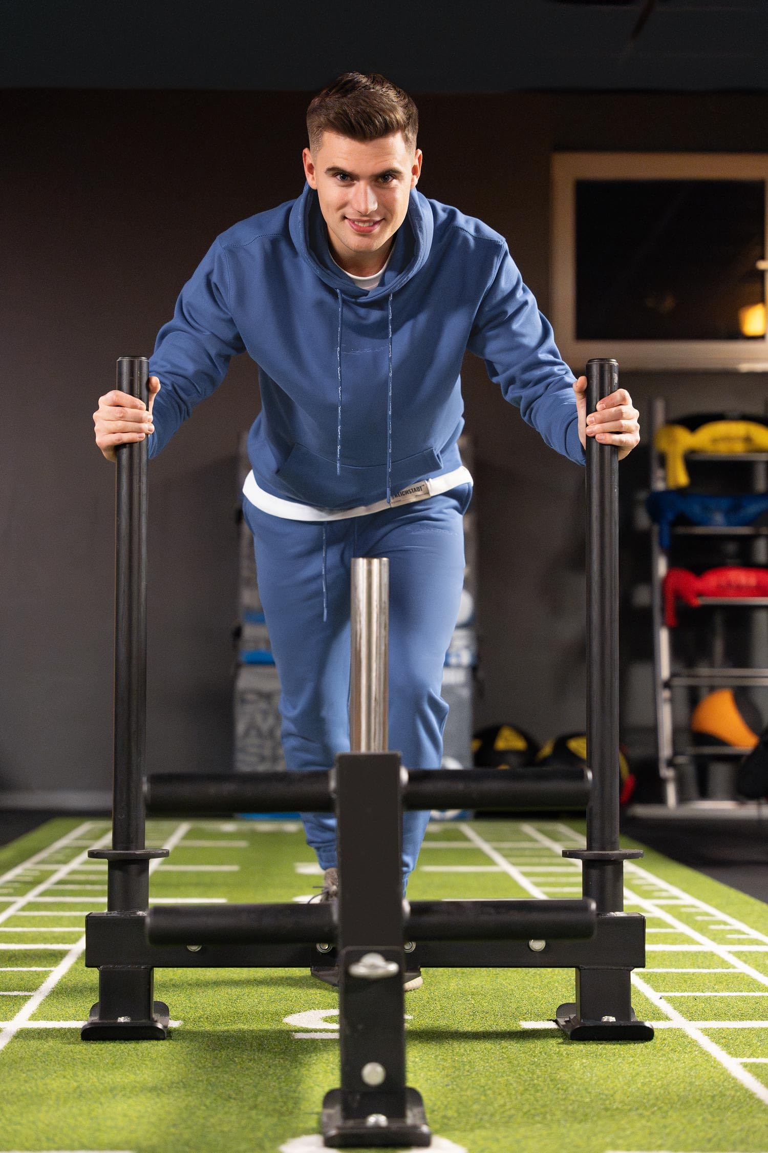 Reichstadt Sports Felpa Uomo Cappuccio Cotone Fitness Tempo Libero | Felpa sportiva da uomo con cappuccio in cotone traspirante, ideale per fitness, allenamento e tempo libero