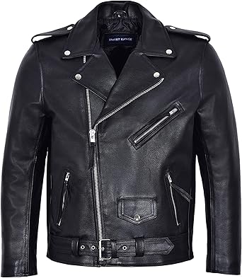 leather biker jacket amazon