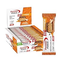 Premier Protein – Protein Bar Deluxe 40% – Chocolate Peanut Butter – 12x50g – basso contenuto di zuccheri – low carb – senza olio di palma